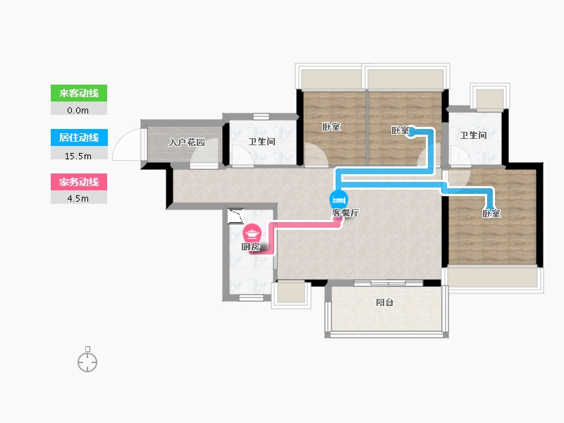 广东省-广州市-星汇城-84.00-户型库-动静线