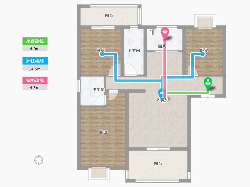 湖北省-孝感市-大悟绣江南-100.00-户型库-动静线