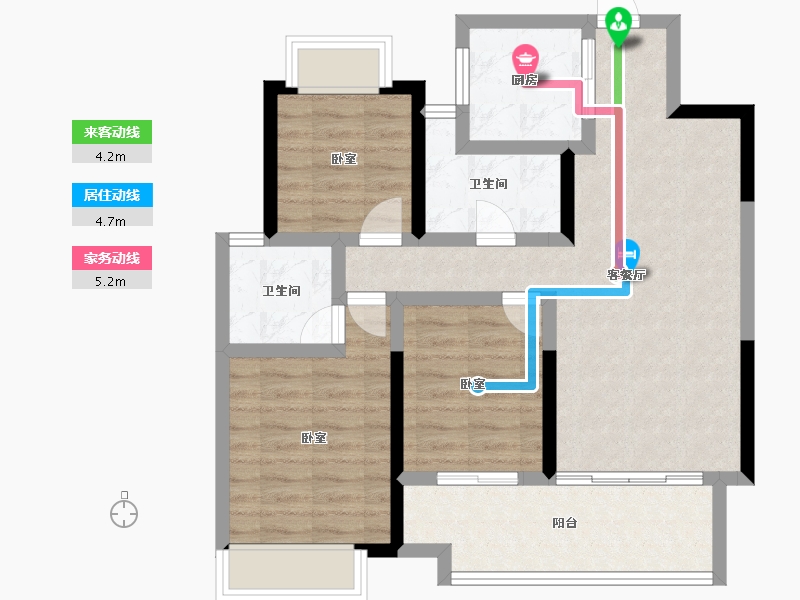 湖南省-常德市-中南春溪集-77.03-户型库-动静线