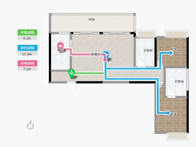 广东省-广州市-保利堂悦-144.00-户型库-动静线