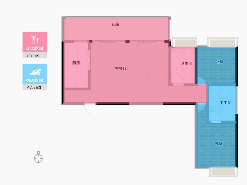 广东省-广州市-保利堂悦-144.00-户型库-动静分区