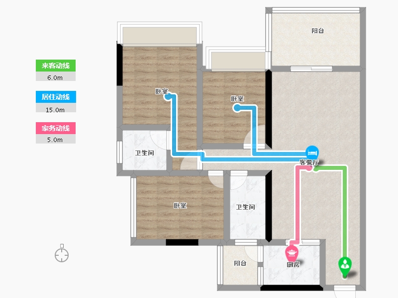 广东省-湛江市-奥园悦时代-92.37-户型库-动静线