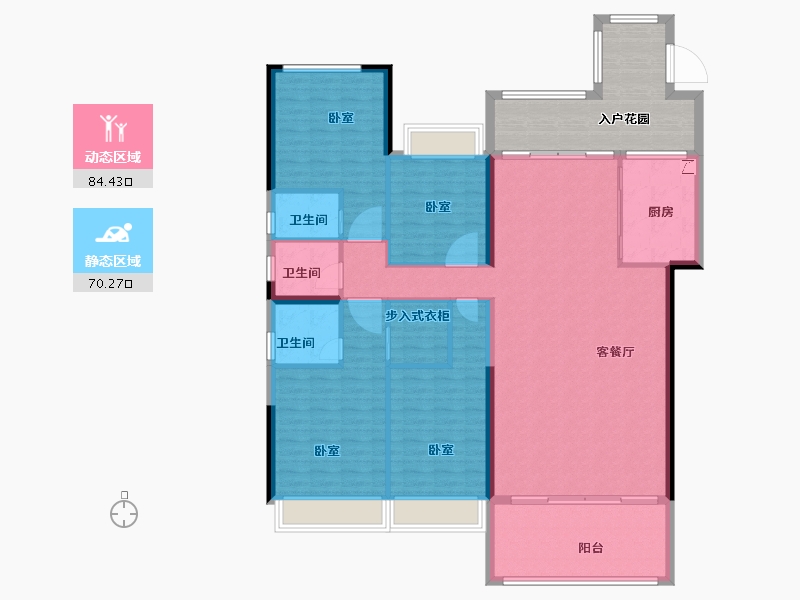 广东省-汕头市-天悦湾-157.01-户型库-动静分区