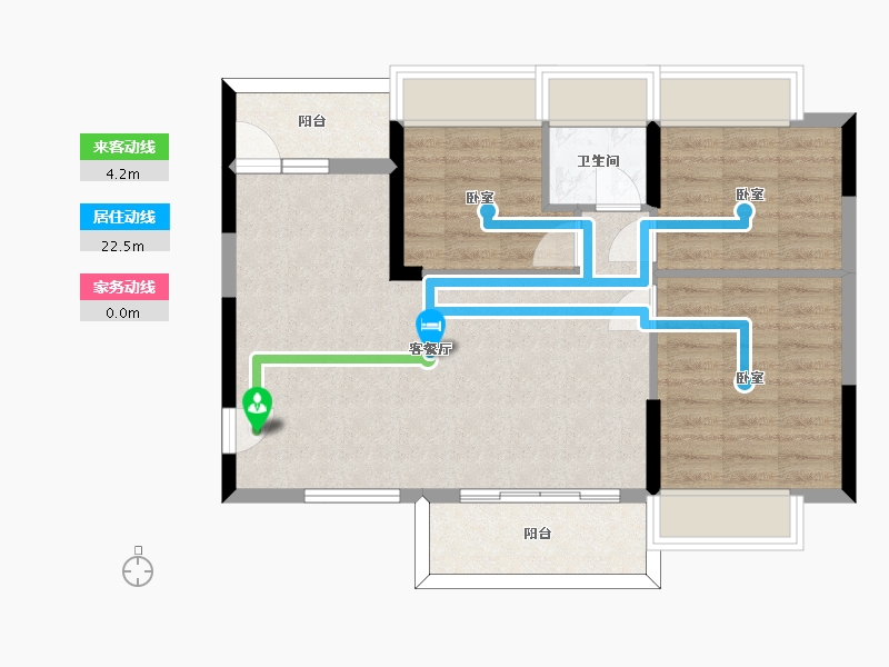 广东省-惠州市-德洲城-71.27-户型库-动静线