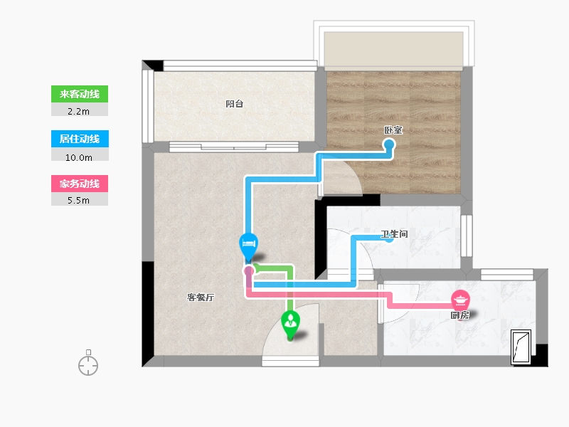 湖南省-怀化市-宝圆·财富广场-39.99-户型库-动静线