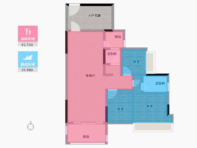 广东省-湛江市-樟树湾金樟水岸-98.00-户型库-动静分区