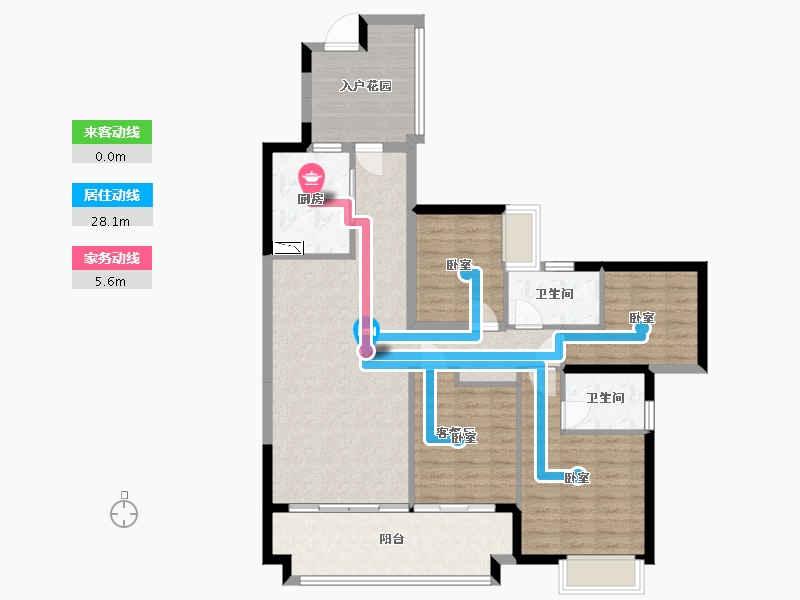 广东省-广州市-保利和光晨樾-109.00-户型库-动静线