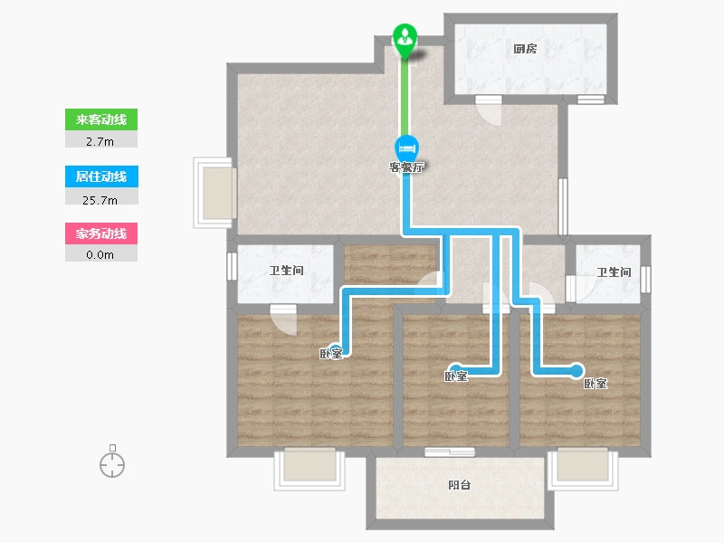 湖北省-孝感市-豫嘉盛世家园-92.99-户型库-动静线