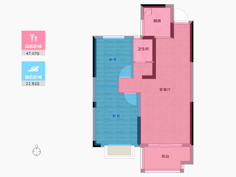 湖南省-怀化市-澳海公园2号-62.00-户型库-动静分区