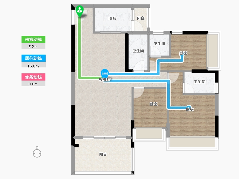 广东省-江门市-御凯名都-92.38-户型库-动静线