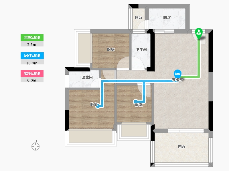 广东省-江门市-御凯名都-52.17-户型库-动静线