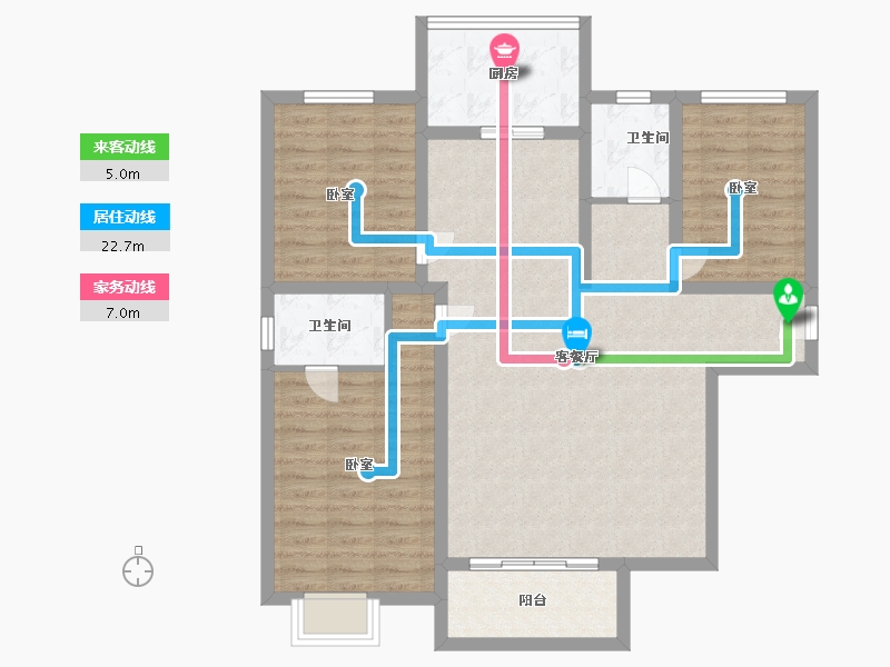 湖北省-孝感市-豫嘉盛世家园-99.99-户型库-动静线