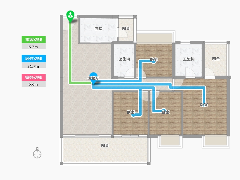 广东省-湛江市-博达天禧-116.73-户型库-动静线