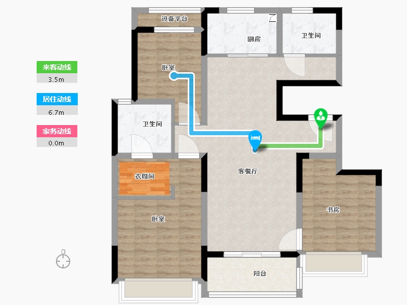 河南省-许昌市-融创·观河宸院-100.00-户型库-动静线