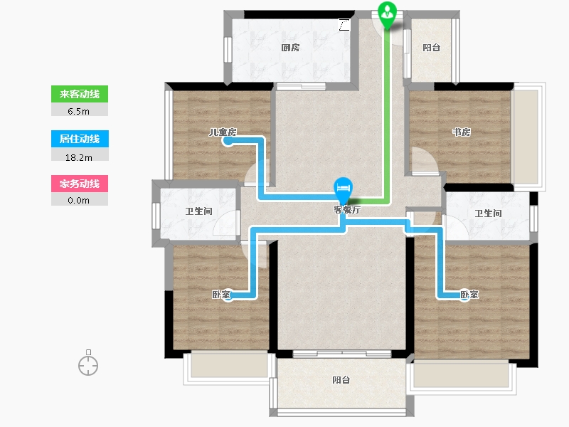 广东省-江门市-海悦天铸-103.15-户型库-动静线