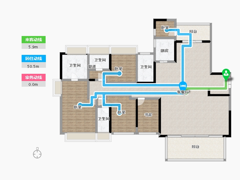 广东省-江门市-海悦天铸-196.91-户型库-动静线