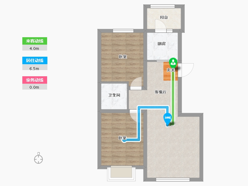 吉林省-长春市-新大赛维利亚小镇-58.76-户型库-动静线