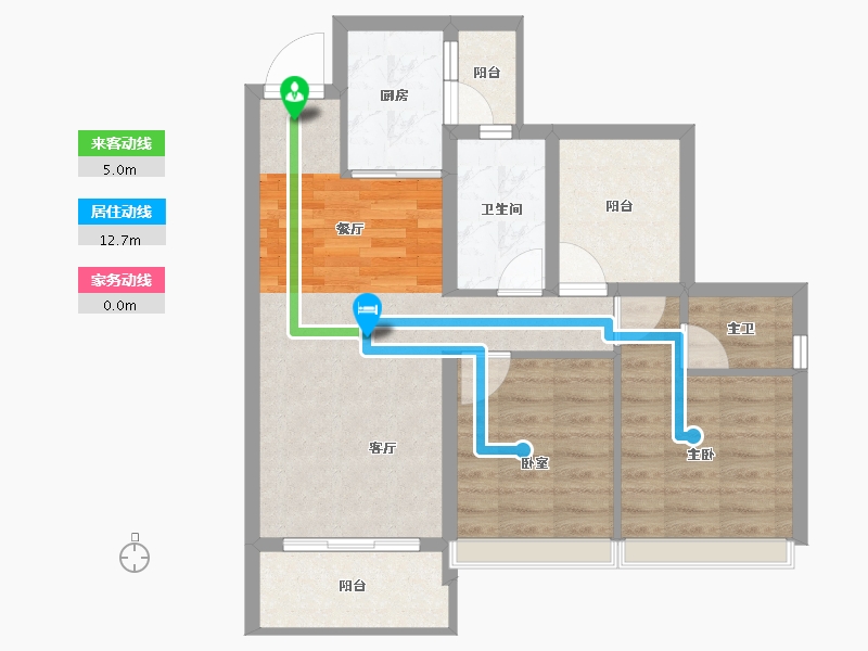 广东省-惠州市-雅晟轩-68.41-户型库-动静线