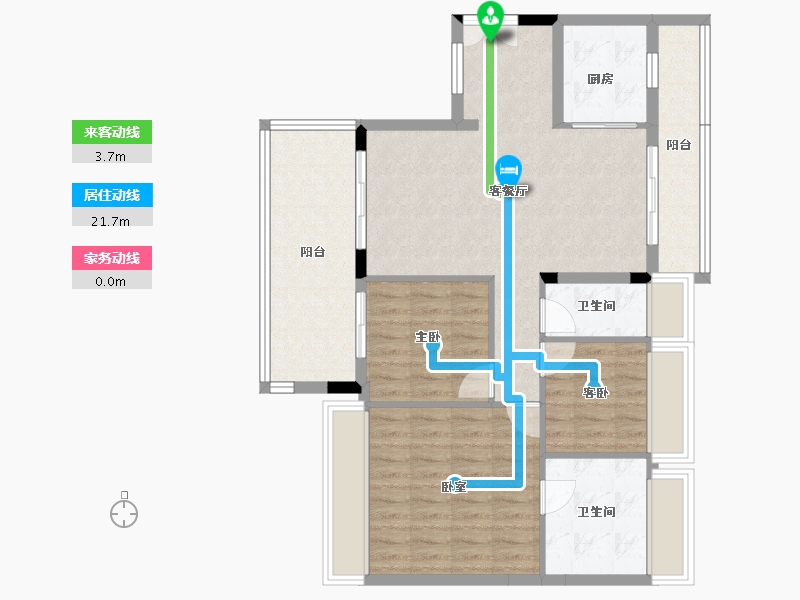 广东省-肇庆市-华生加洲时代-94.21-户型库-动静线