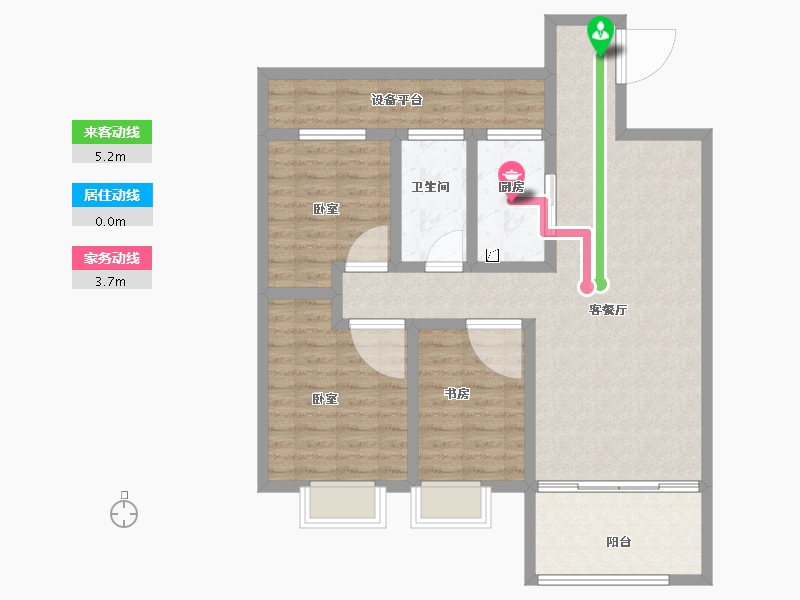 湖北省-武汉市-中德·金科学府-93.00-户型库-动静线