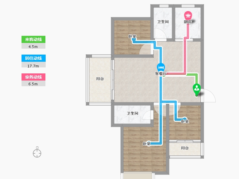 湖南省-怀化市-橡树湾-92.09-户型库-动静线