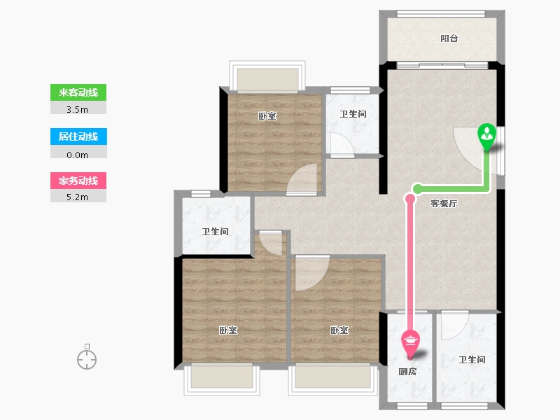 广东省-汕头市-天悦湾-97.00-户型库-动静线