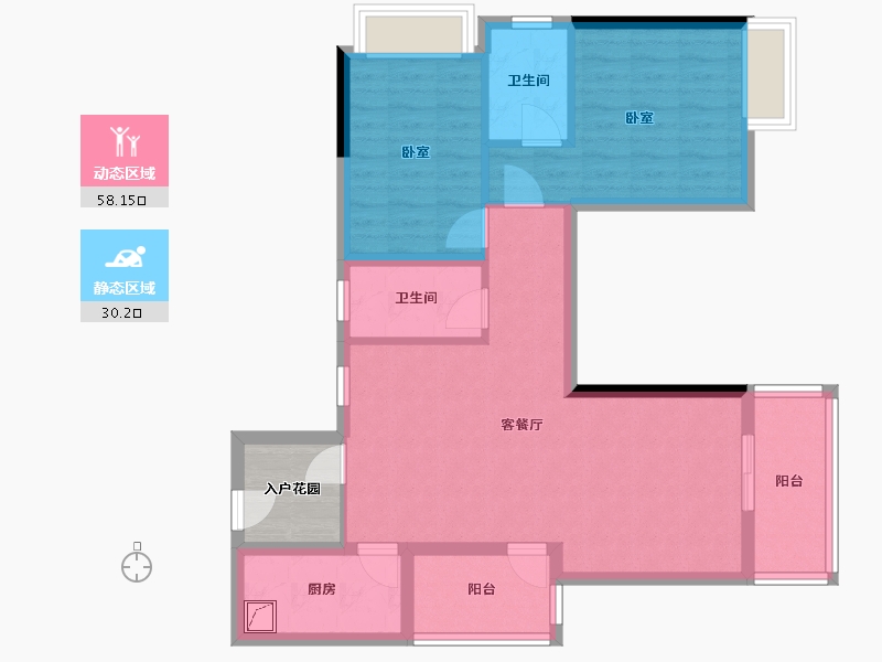 广东省-佛山市-顺建乐明轩-82.15-户型库-动静分区