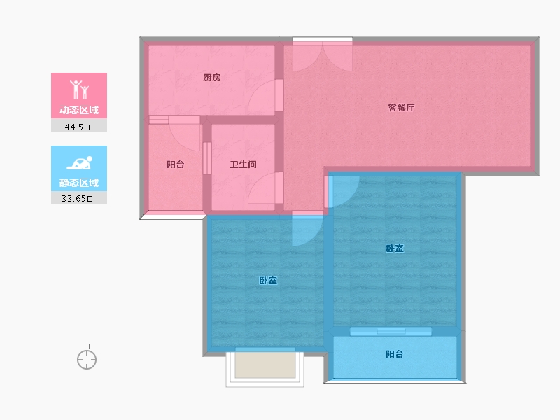 河南省-周口市-奥兰天和家园-69.53-户型库-动静分区