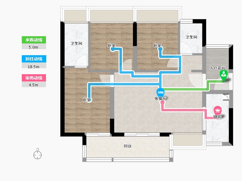 广东省-广州市-时代倾城（中新）-75.16-户型库-动静线