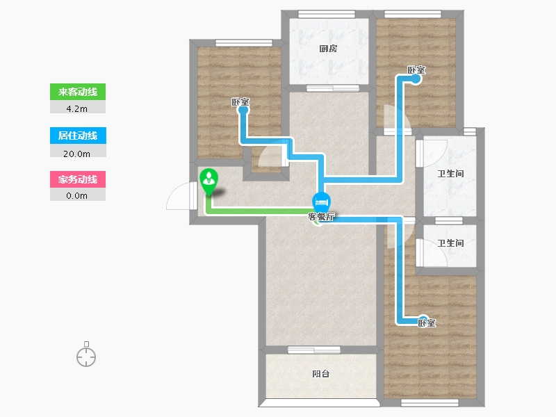 河南省-周口市-金水湖花园-84.01-户型库-动静线