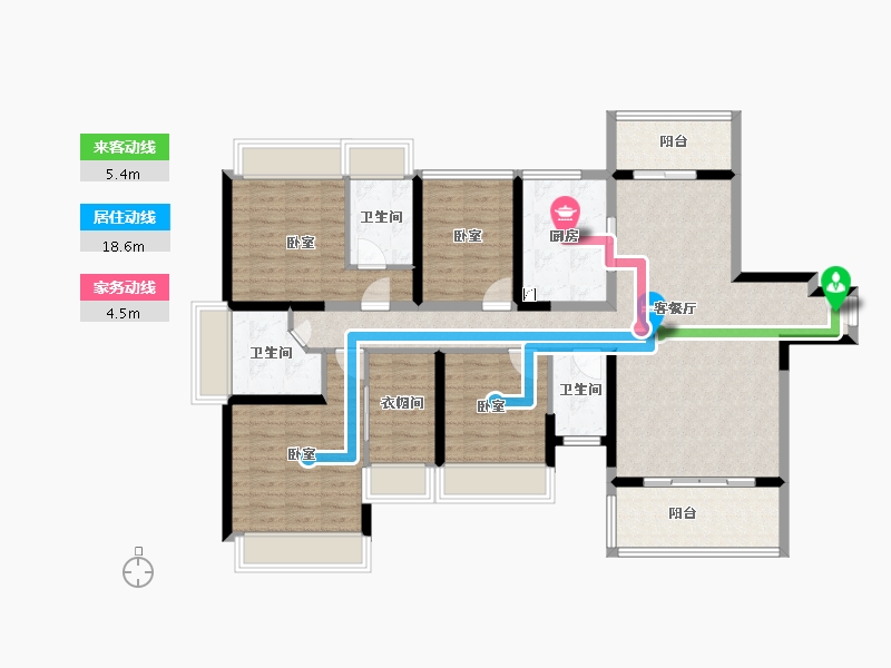 广东省-江门市-海悦天铸-126.87-户型库-动静线