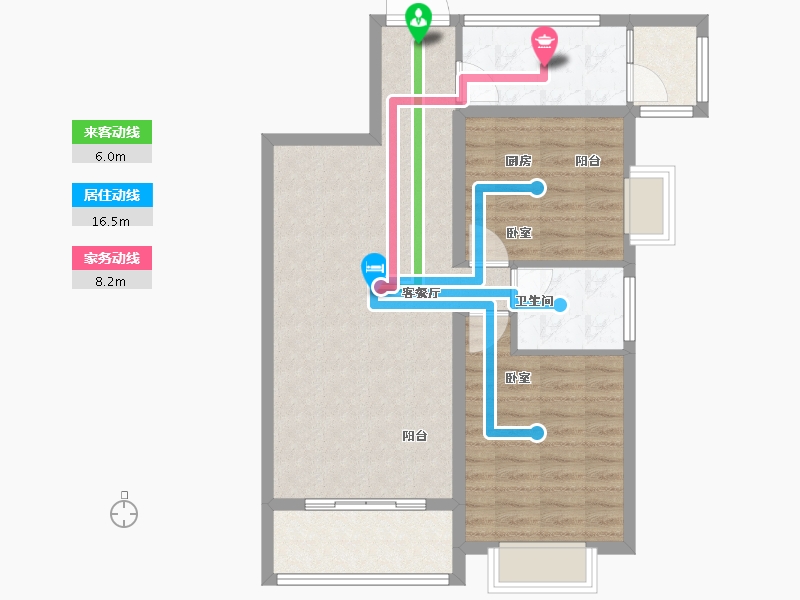 湖南省-怀化市-世府名邸-79.00-户型库-动静线