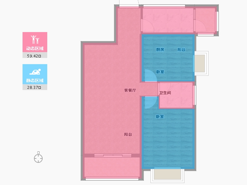 湖南省-怀化市-世府名邸-79.00-户型库-动静分区