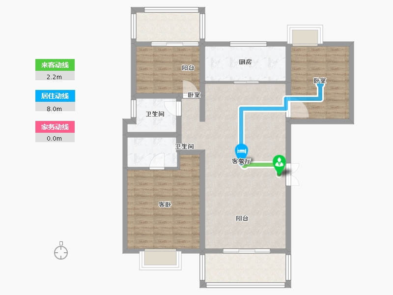 湖北省-孝感市-大悟绣江南-100.00-户型库-动静线