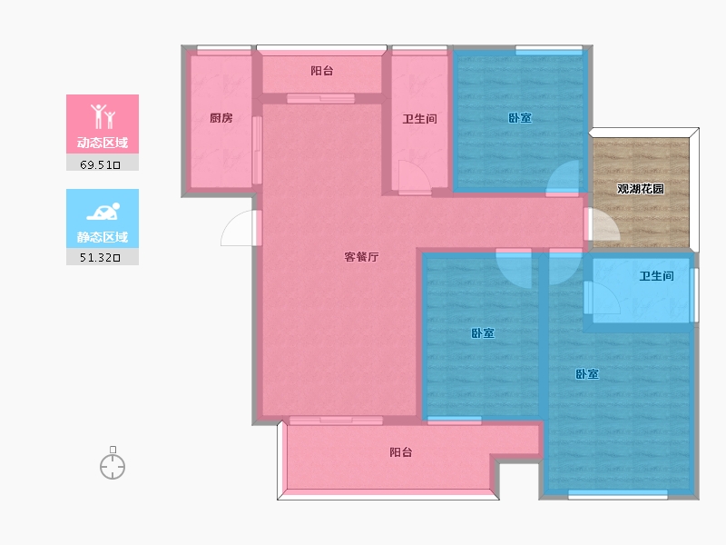 河南省-周口市-金水湖花园-114.58-户型库-动静分区