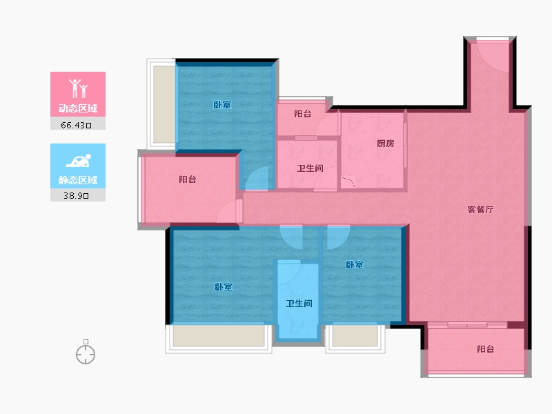 广东省-广州市-三水冠军城-94.29-户型库-动静分区