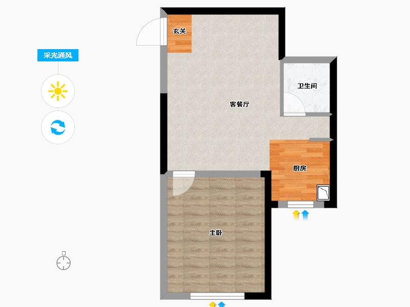 吉林省-长春市-中国铁建国际花园-49.99-户型库-采光通风