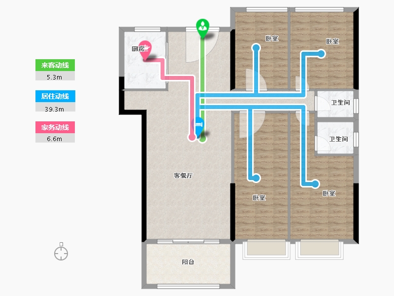 广东省-汕头市-天悦湾-139.00-户型库-动静线