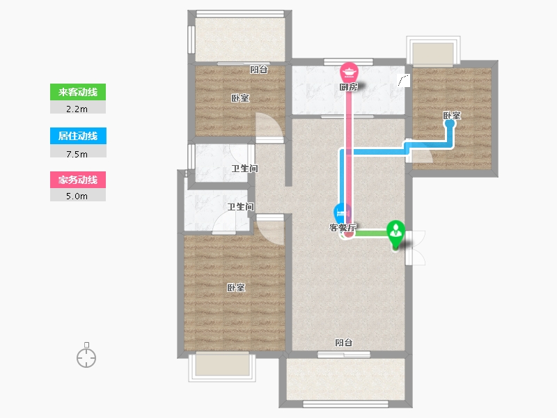 湖北省-孝感市-大悟绣江南-94.00-户型库-动静线