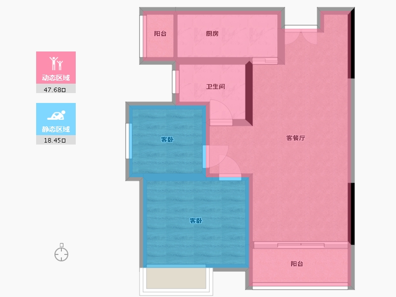 湖北省-十堰市-汇霖·智慧城-58.17-户型库-动静分区