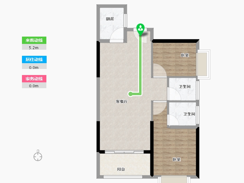 广东省-汕头市-天悦湾-80.01-户型库-动静线