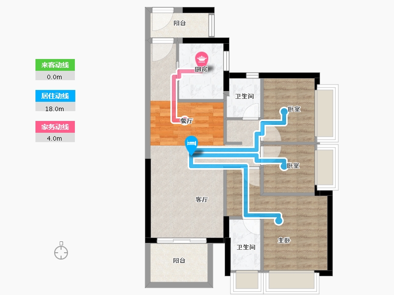 广东省-惠州市-时代风华-73.79-户型库-动静线