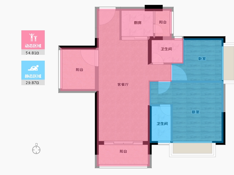 广东省-肇庆市-鼎湖山水名城-76.01-户型库-动静分区