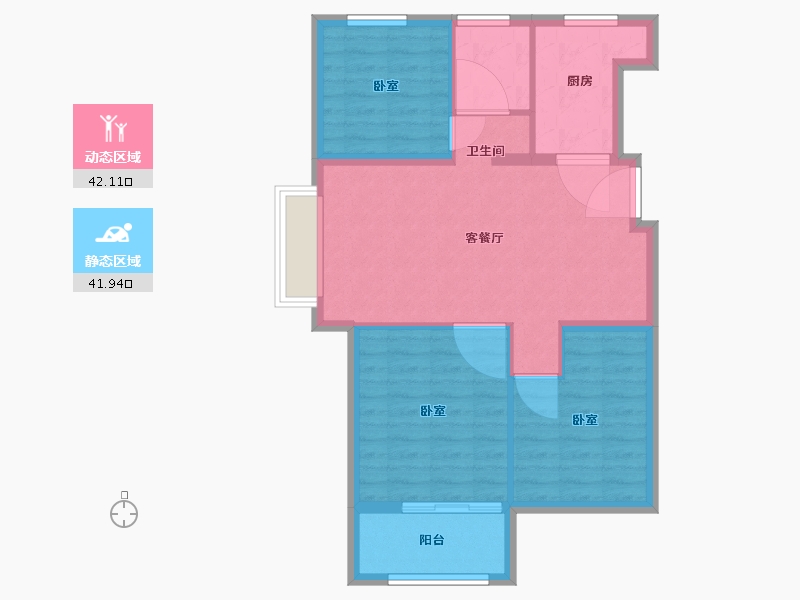 山东省-烟台市-中节能聚创新城-76.00-户型库-动静分区