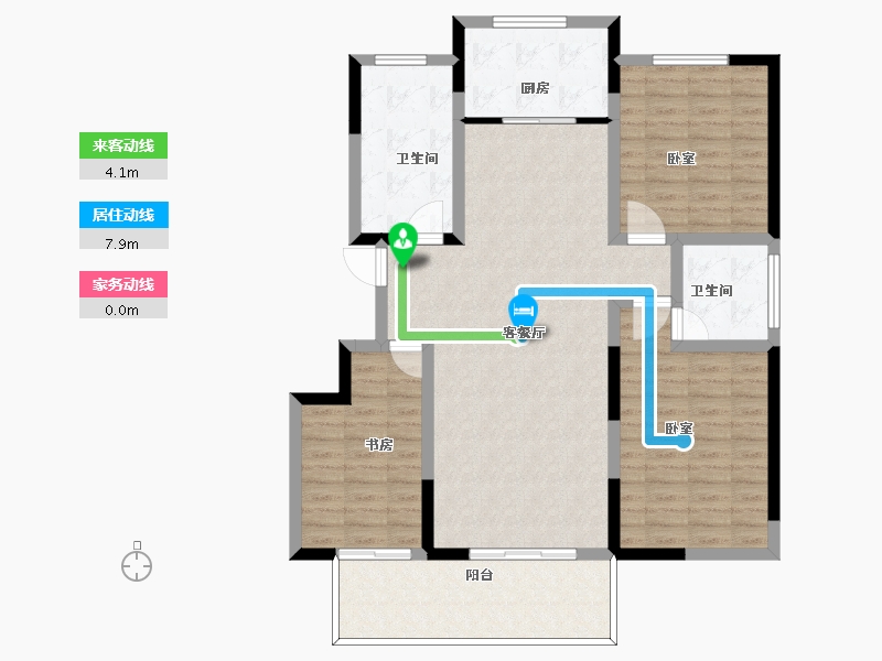 河南省-周口市-大兴第一城-111.00-户型库-动静线