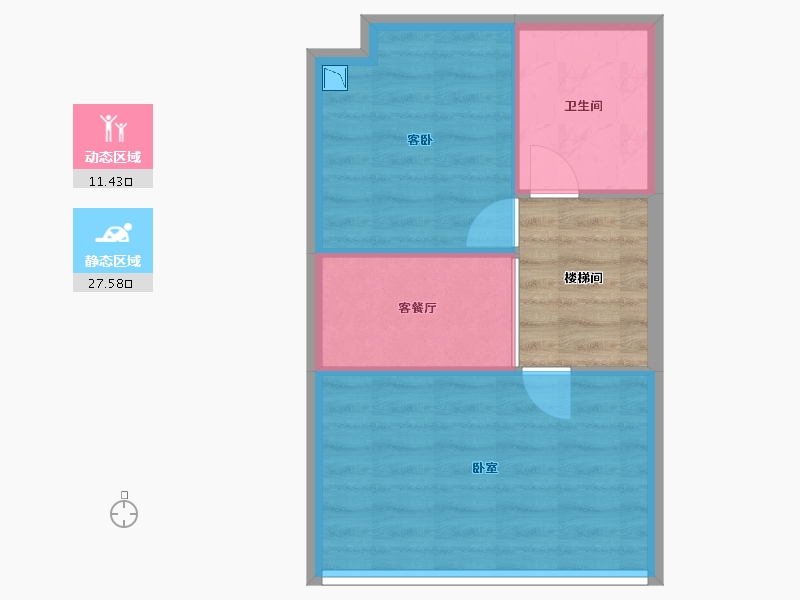 广东省-广州市-佳兆业城市广场-40.00-户型库-动静分区