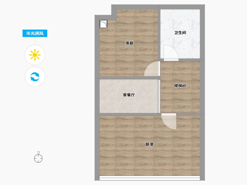 广东省-广州市-佳兆业城市广场-40.00-户型库-采光通风