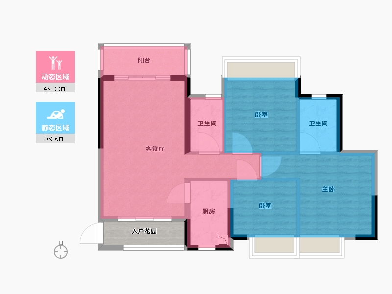 广东省-广州市-大夫山尚东-80.78-户型库-动静分区