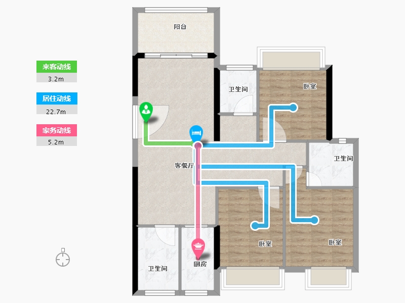 广东省-汕头市-天悦湾-97.04-户型库-动静线