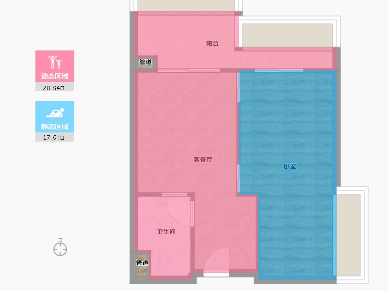 广东省-江门市-奥园古兜温泉小镇-42.40-户型库-动静分区